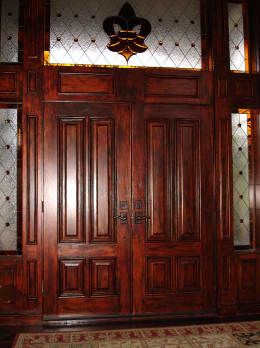 Stained Wood Doors