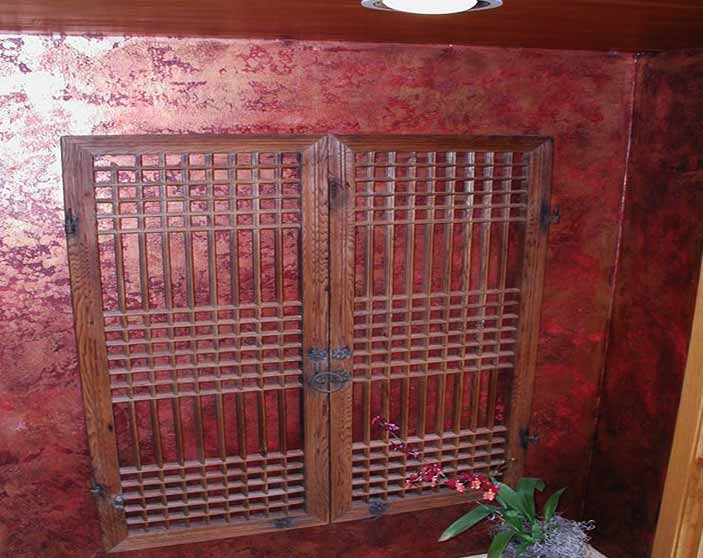 China red finish