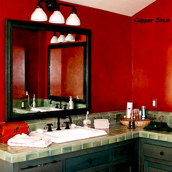 Copper Stain Bath