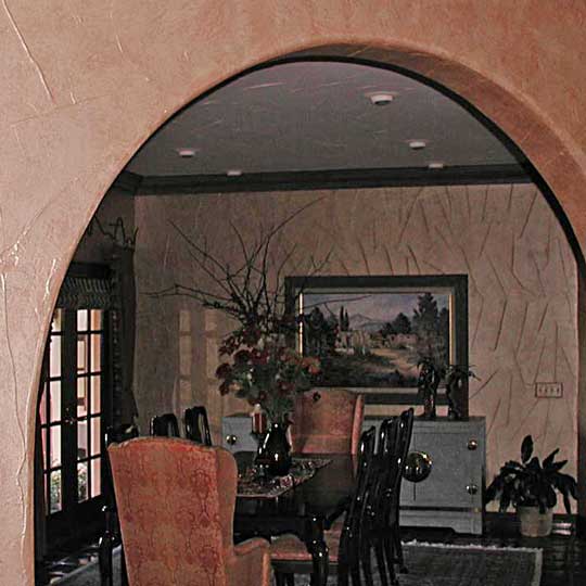 Faux Stipple Arch