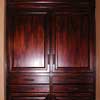 Stained Bathroom Cabinet