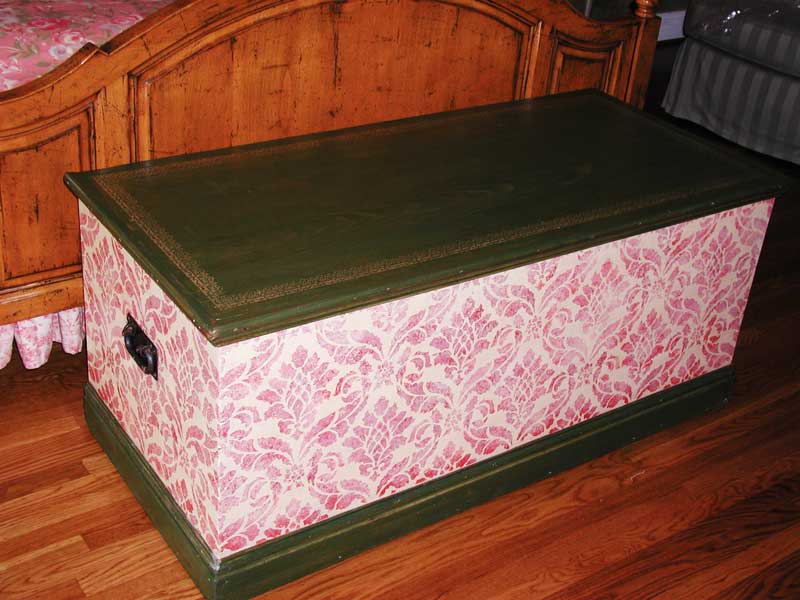 Stenciled Trunk