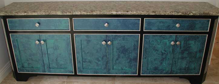 Turquoise Cabinet